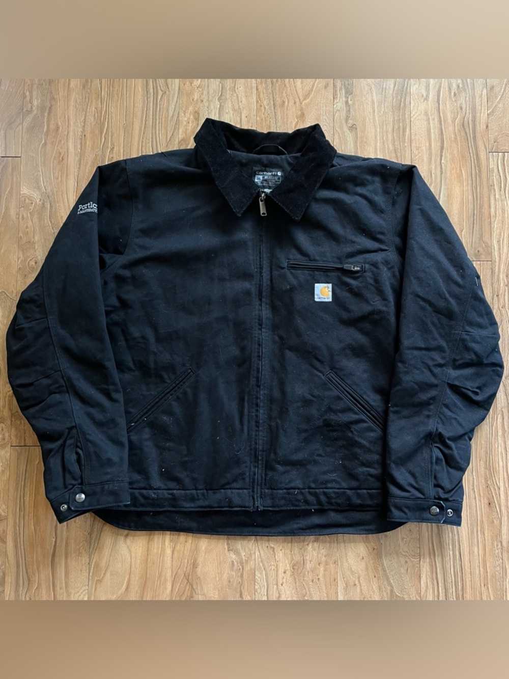 Vintage Carhartt Detroit blanket-lined canvas jacket